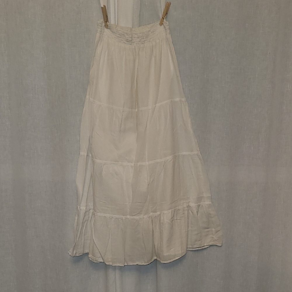 Derek Heart Cream A-Line Skirt